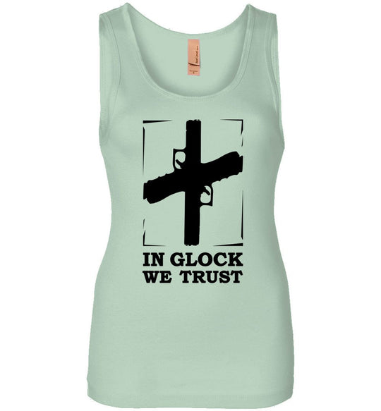 In Glock We Trust - Pro Gun Women's Tank Top - Mint