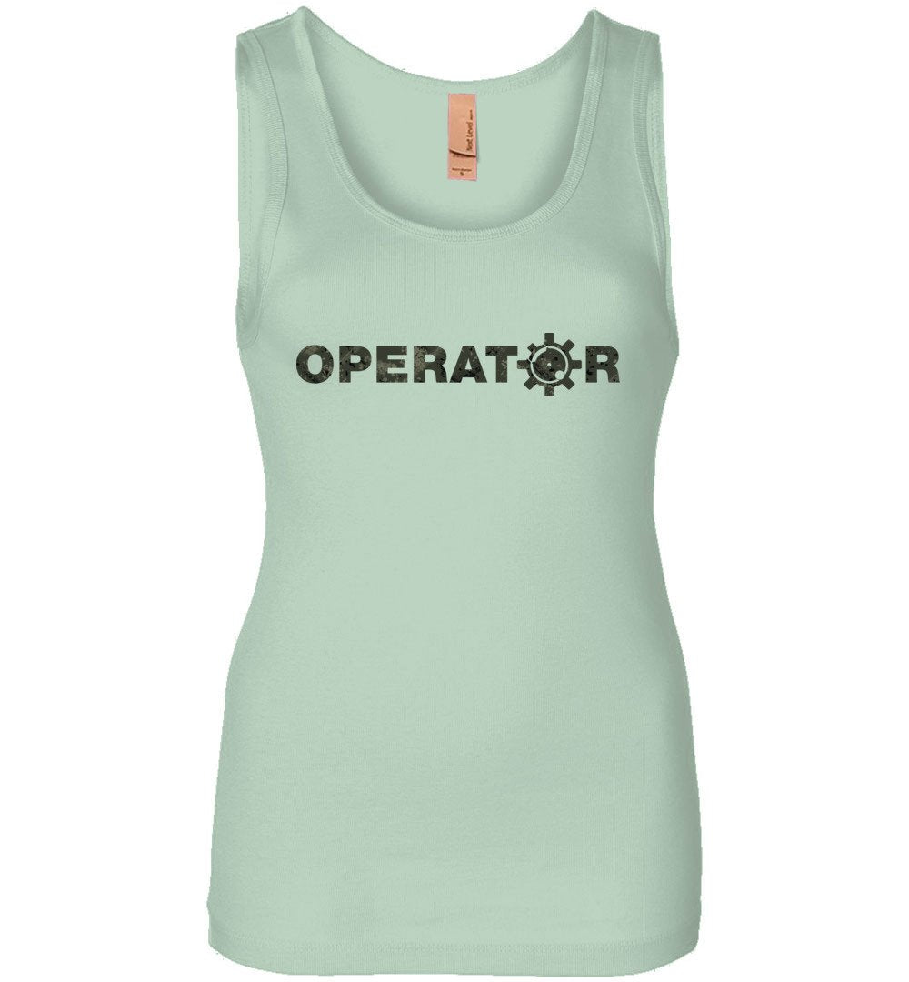 AR-15 Bolt Face Operator - Women's Pro Gun Tank Top - Mint