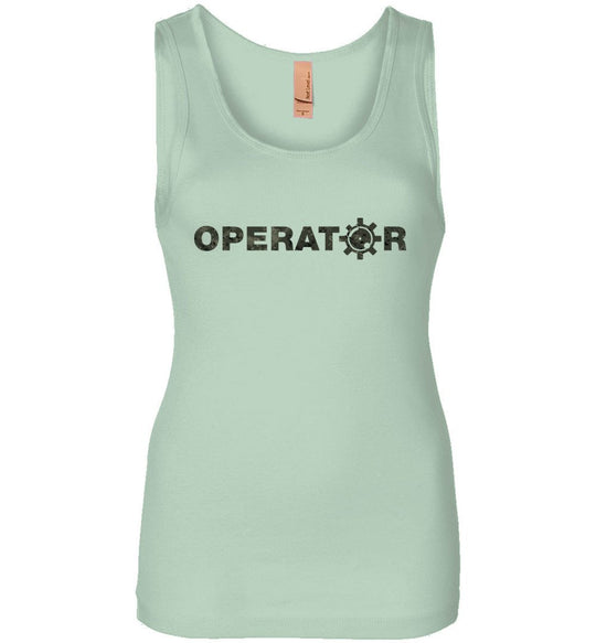 AR-15 Bolt Face Operator - Women's Pro Gun Tank Top - Mint