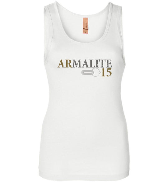 Armalite AR-15 Rifle Safety Selector Women's Tank Top - White