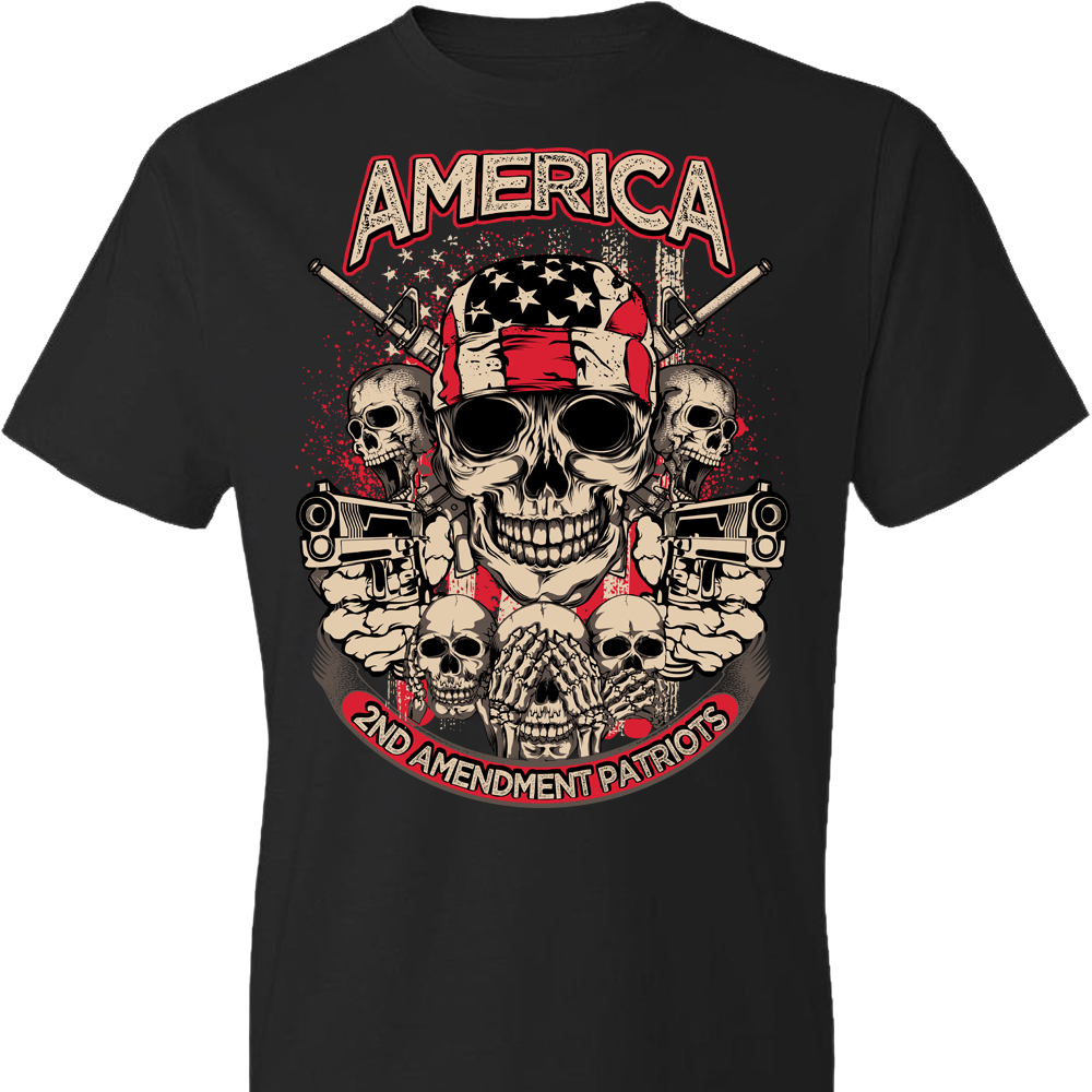 2nd Amendment Patriots - Pro Gun Men's Apparel - Black Tshirt