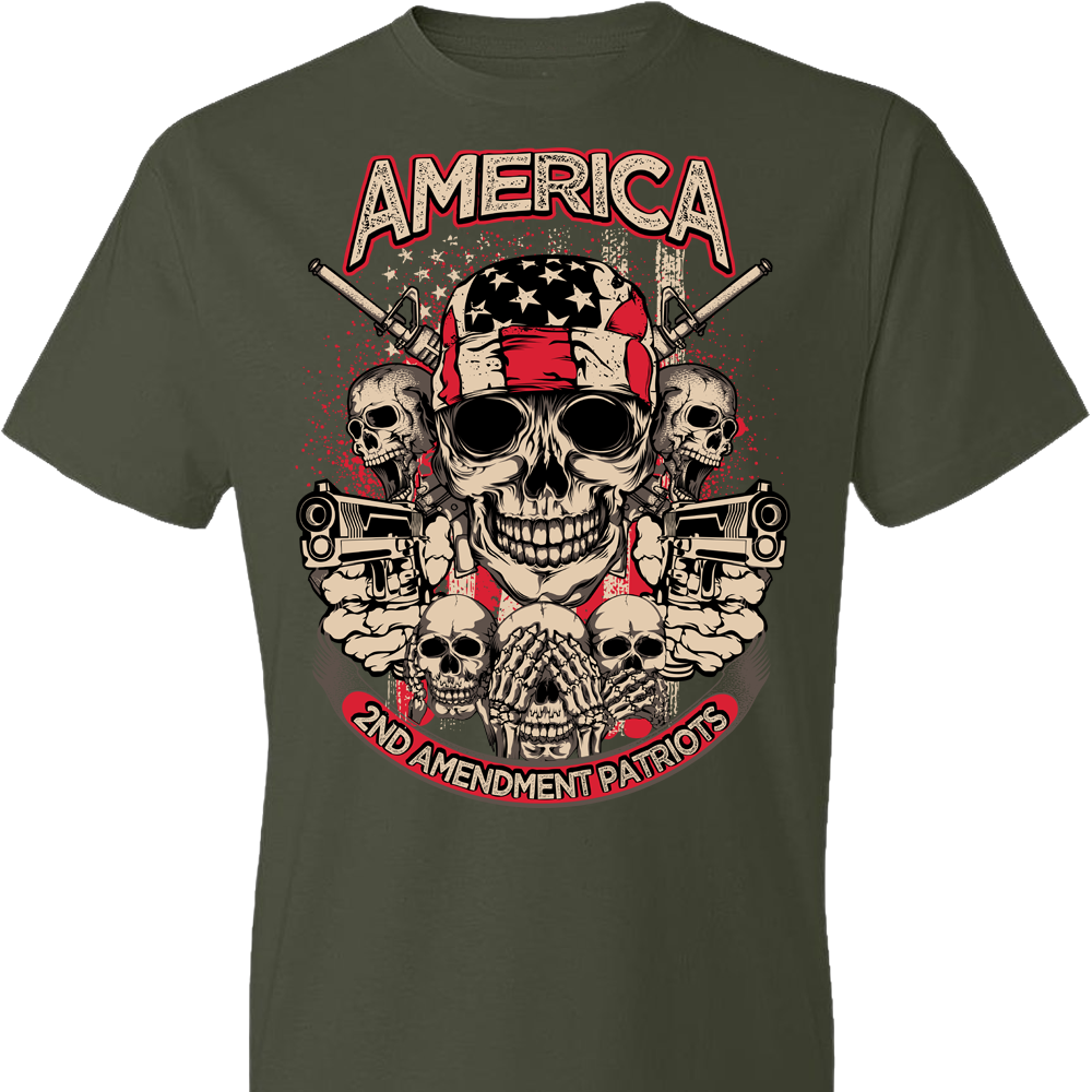 2nd Amendment Patriots - Pro Gun Men's Apparel - City Green Tshirt