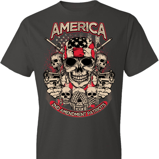 2nd Amendment Patriots - Pro Gun Men's Apparel - Dark Grey Tshirt