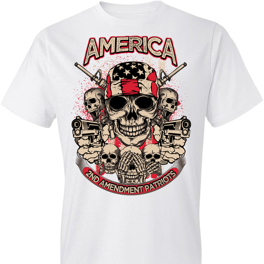 2nd Amendment Patriots - Pro Gun Men's Apparel - White Tshirt