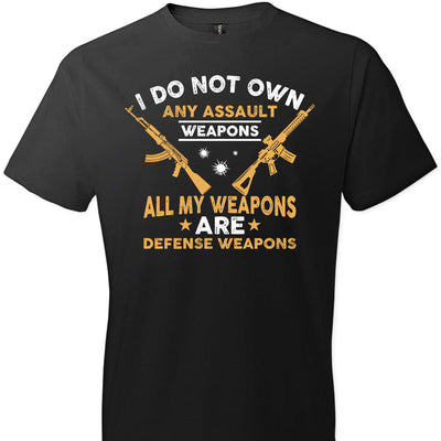 I Do Not Own Any Assault Weapons - 2nd Amendment Men's T-Shirt - Black