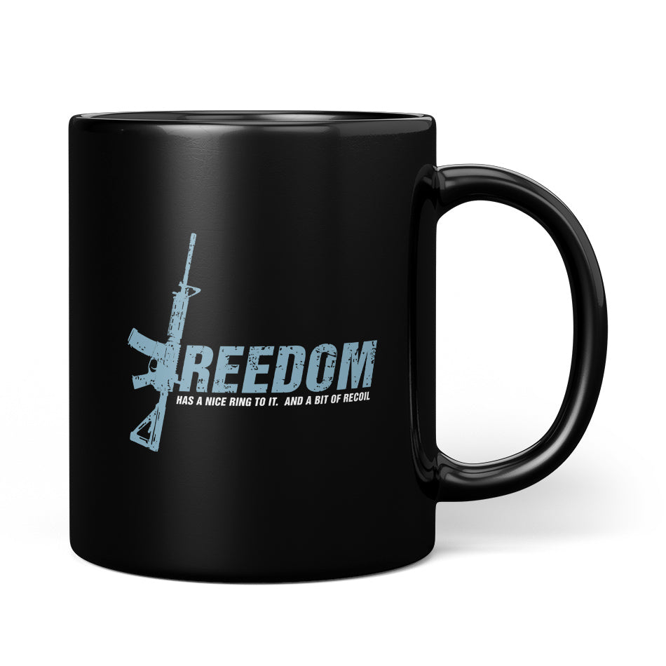 Freedom Has a Nice Ring to It. And a Bit of Recoil Mug