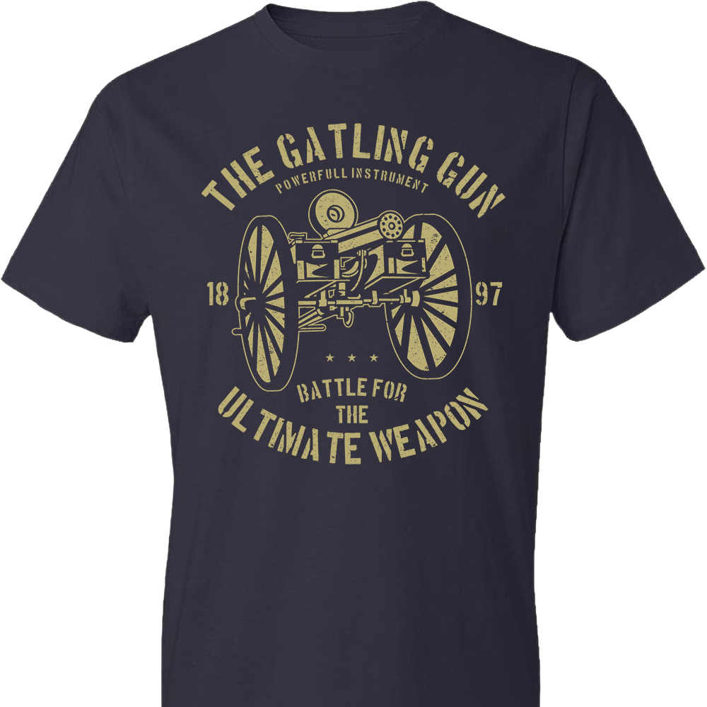 The Gatling Gun - Men's Tee - Navy
