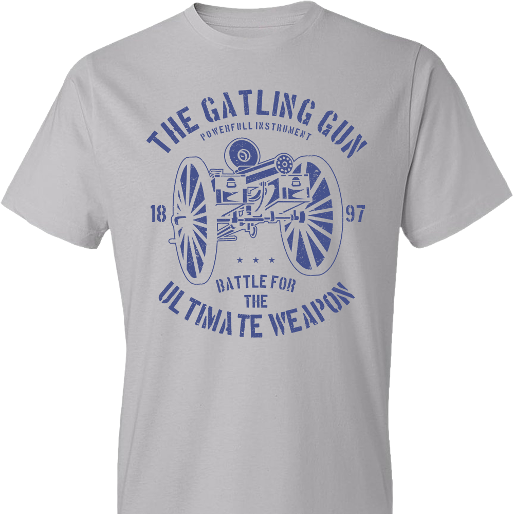 The Gatling Gun - Men's Tee - Light Grey