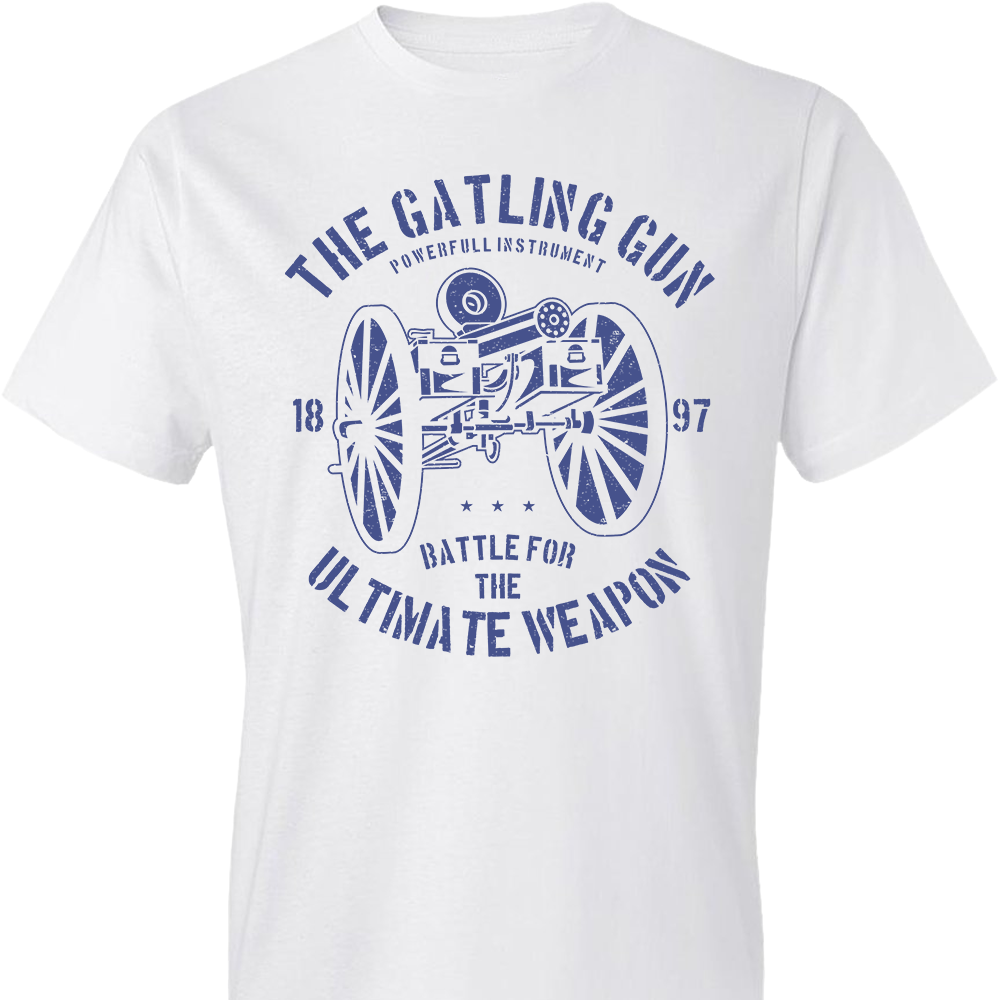 The Gatling Gun - Men's Tee - White