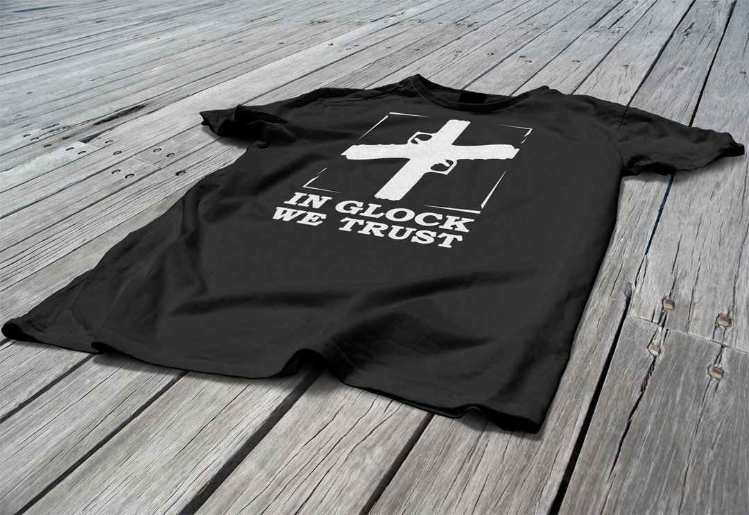 In Glock We Trust - Pro Gun Men’s t shirts - Black