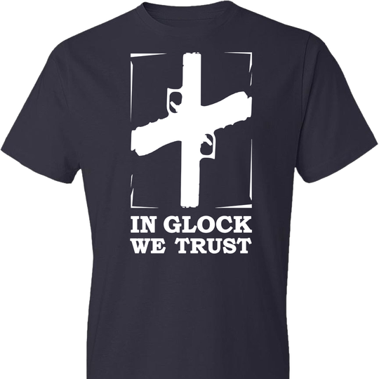 In Glock We Trust - Pro Gun Men’s t shirts - Navy