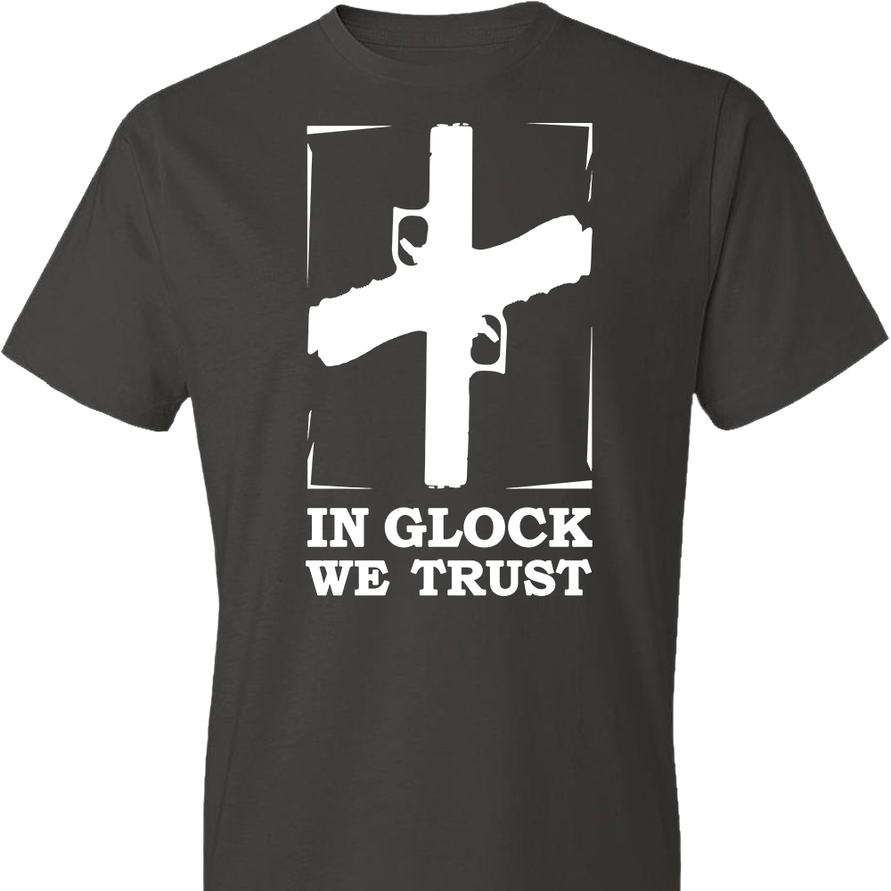 In Glock We Trust - Pro Gun Men’s t shirts - Dark Grey