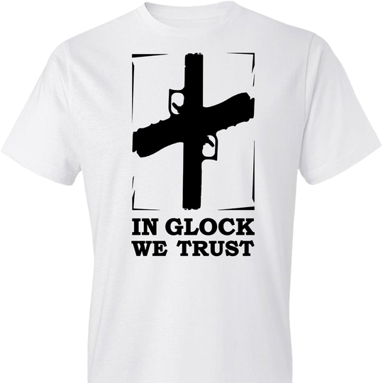 In Glock We Trust - Pro Gun Men’s t shirts - White
