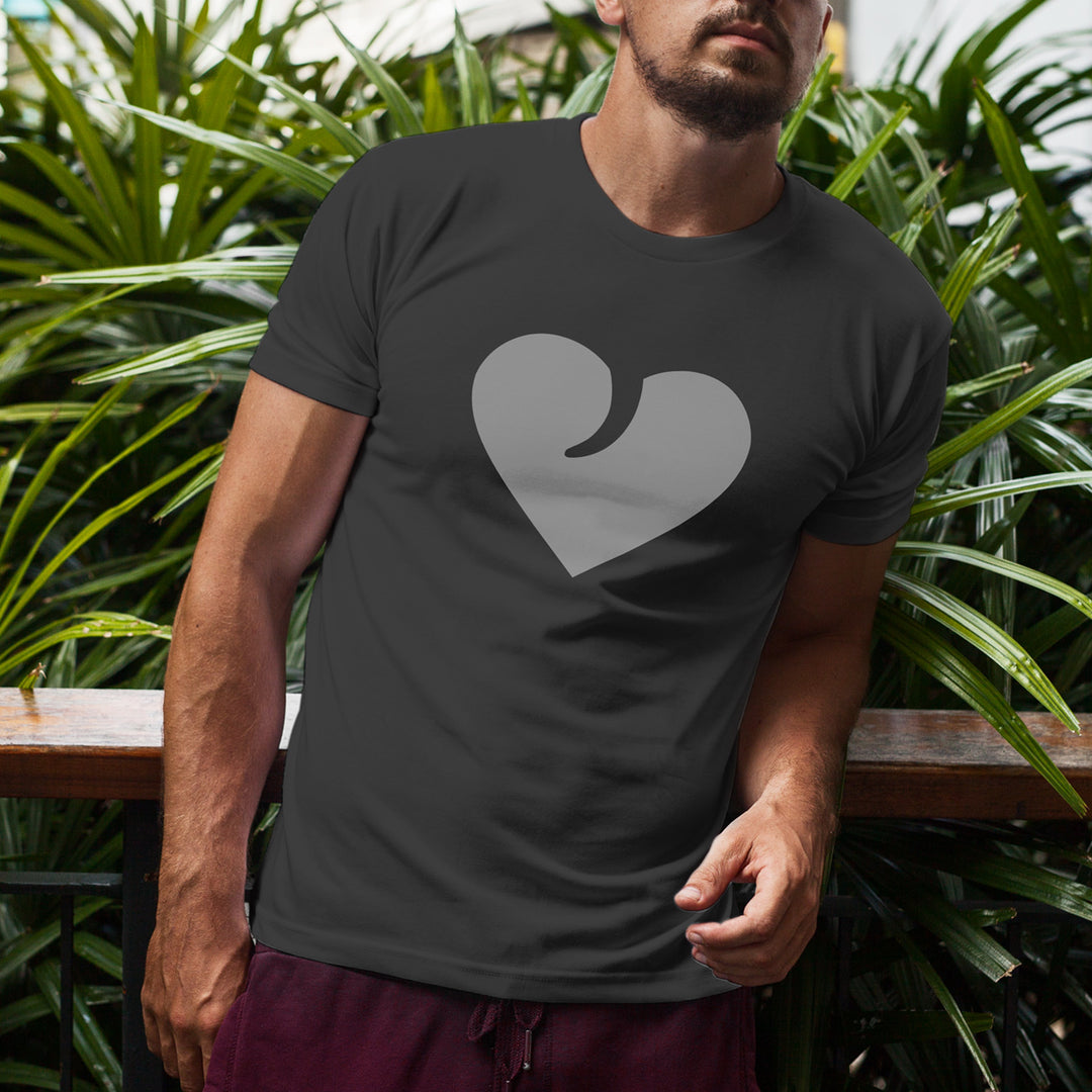 I Love Guns, Heart and Trigger - Men's 2nd Amendment Apparel - Smoke Tshirt