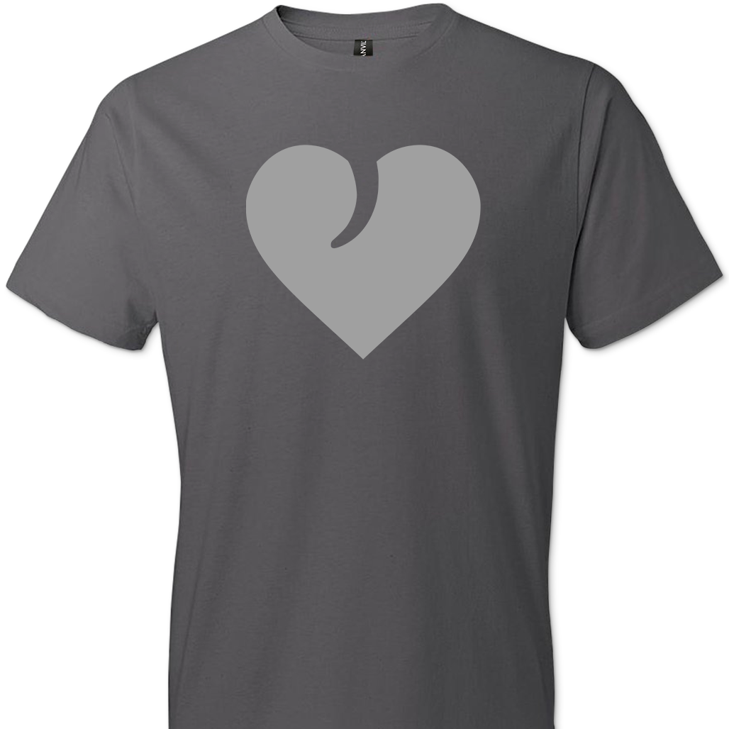 I Love Guns, Heart and Trigger - Men's 2nd Amendment Apparel - Charcoal Tshirt