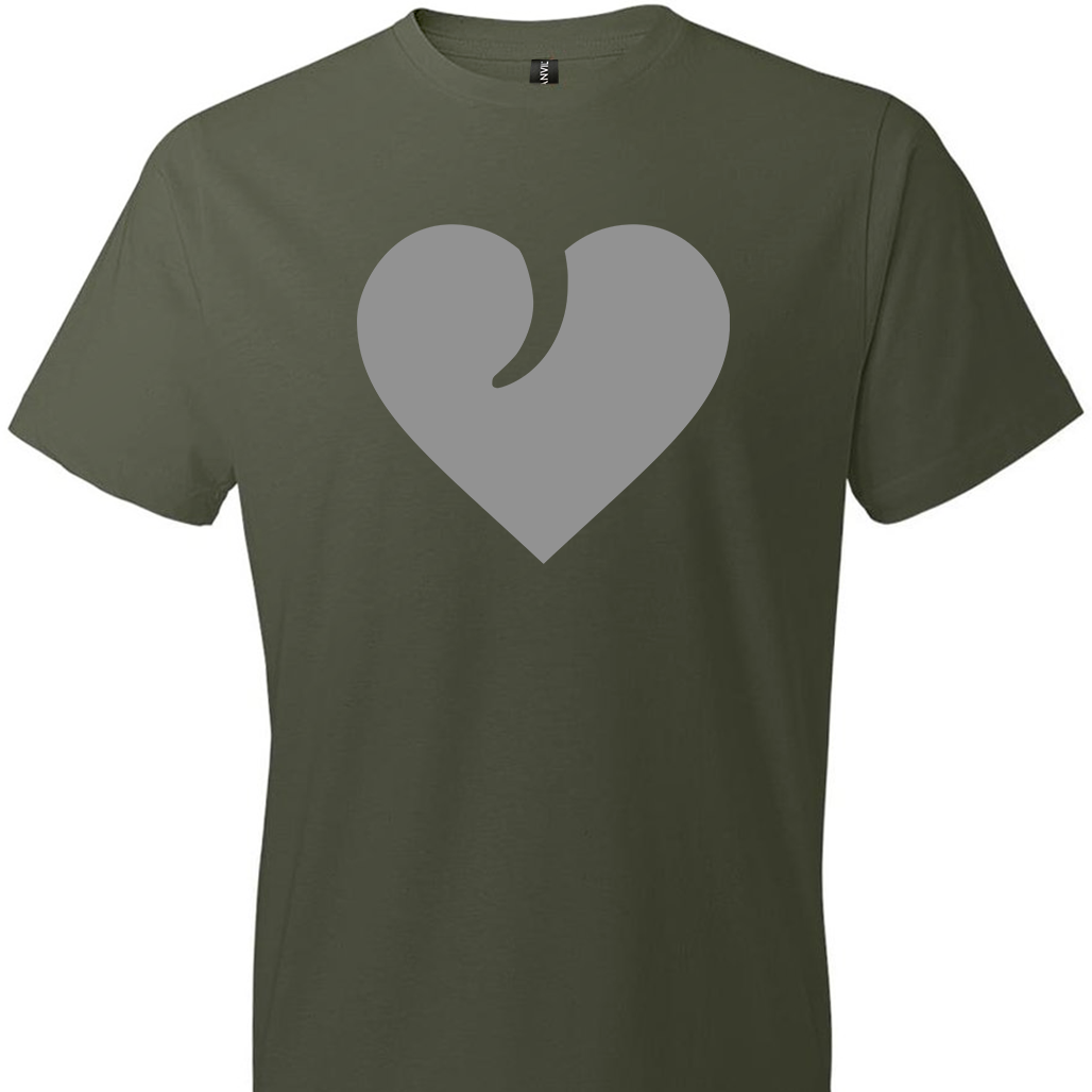 I Love Guns, Heart and Trigger - Men's 2nd Amendment Apparel - City Green Tshirt