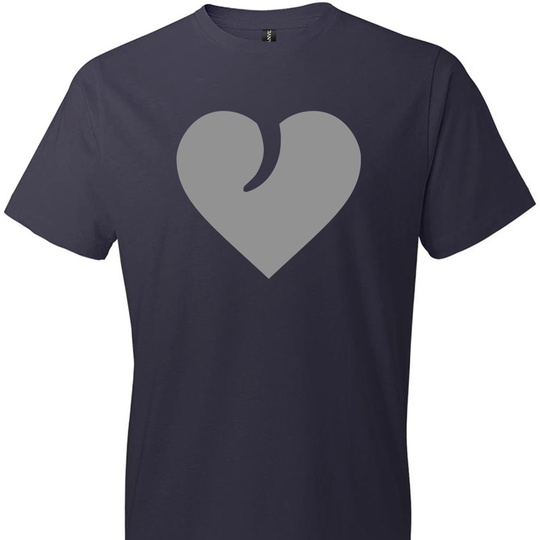 I Love Guns, Heart and Trigger - Men's 2nd Amendment Apparel - Navy Tshirt