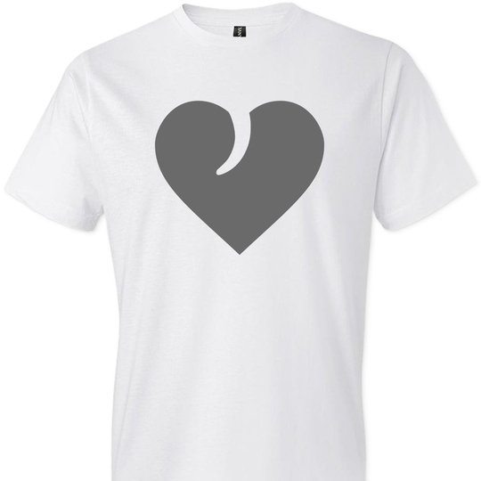I Love Guns, Heart and Trigger - Men's 2nd Amendment Apparel - White Tshirt